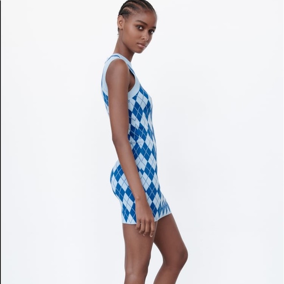Zara Diamond Sweater Dress - Picture 2 of 10